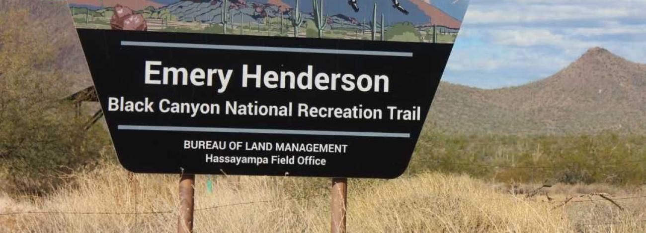 Emery Henderson Trailhead Sign