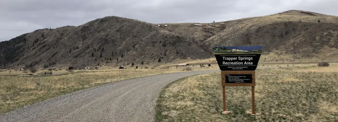 Trapper Springs Recreation Area along the lower Madison River