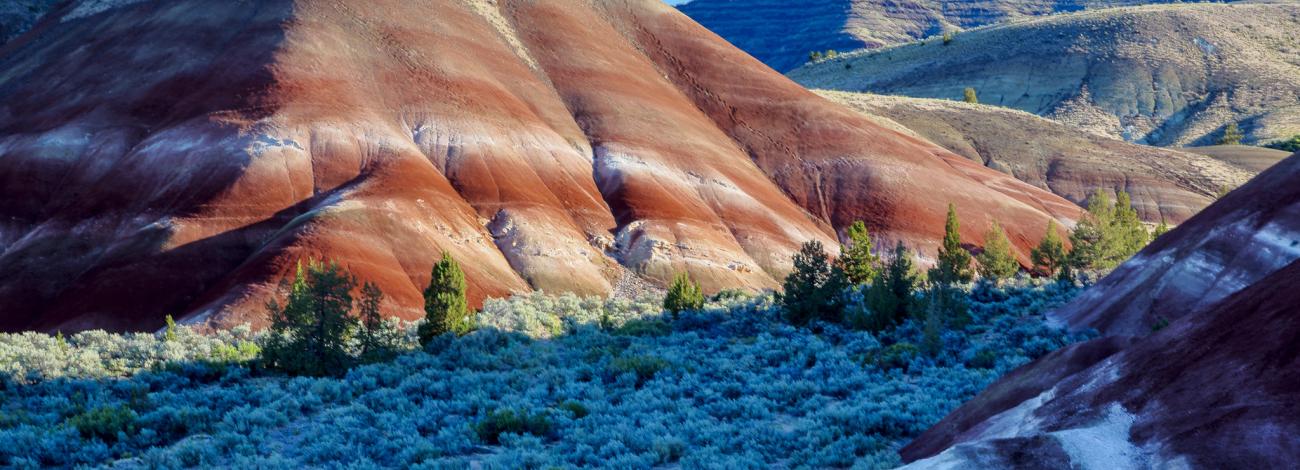Painted Hills of the Sutton Mountain Wilderness Study Area